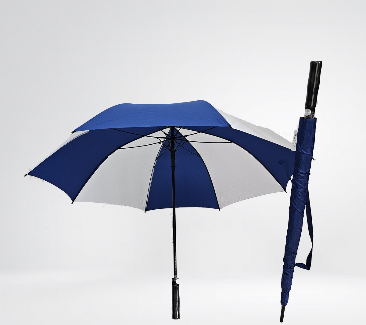 Sombrilla Golf Bicolor N05 | Sombrilla Publicitaria Grande Apolo 30" Ref: N05 – Para Eventos Deportivos y Promocionales