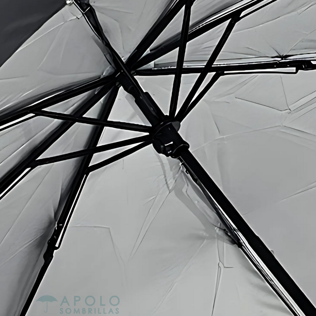 Sombrilla Manual Pequeña de Bolso Apolo 21" N03 – Compacta, Resistente y Estilo para Eventos