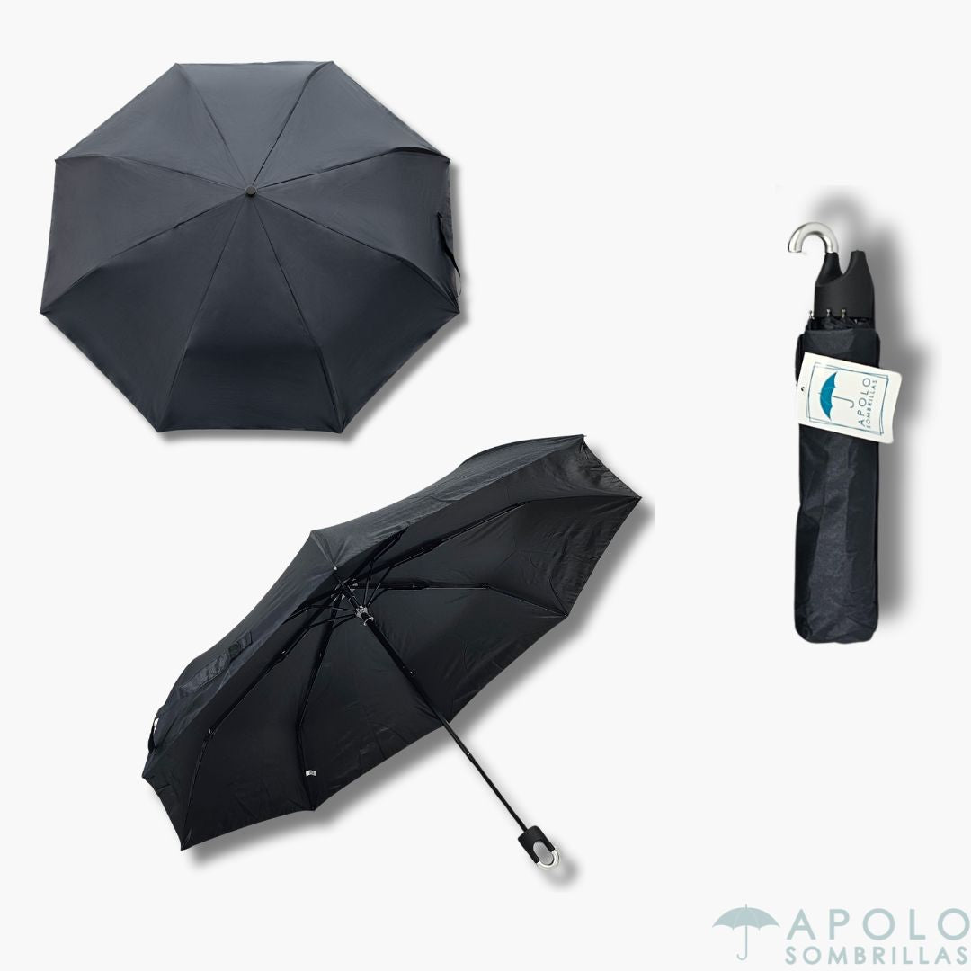 Paraguas Pequeño Clip de Bolso Manual 21” N11 – Compacto, Resistente y con Protección UV para Todo Clima