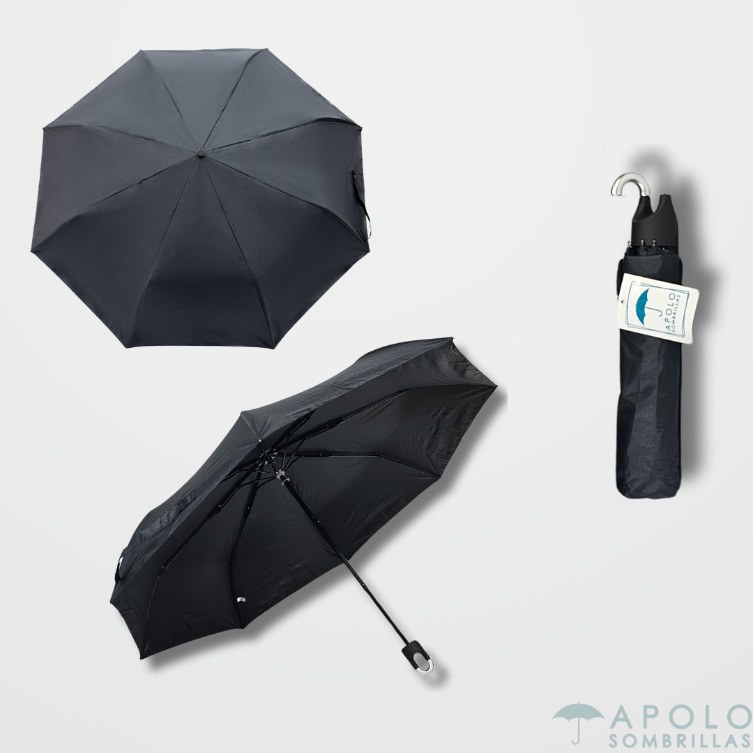 Paraguas Pequeño Clip de Bolso Manual 21” N11 – Compacto, Resistente y con Protección UV para Todo Clima
