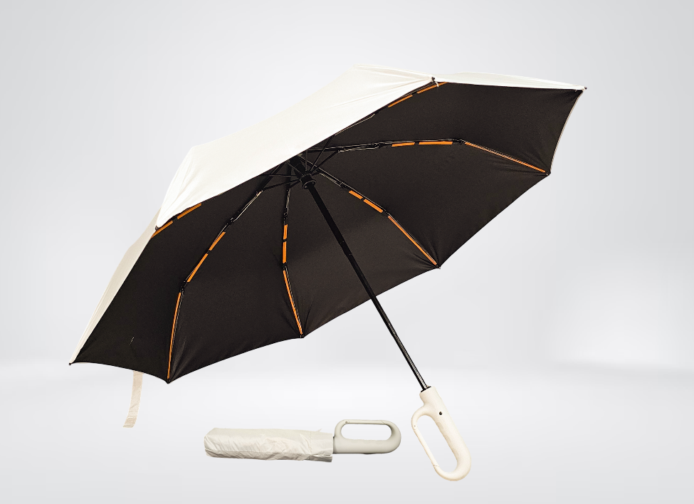 Sombrilla Grande Clip Doble Automática Premium 23” - Ref: N10 – Resistente, Compacta y con Protección UV para Todo Clima