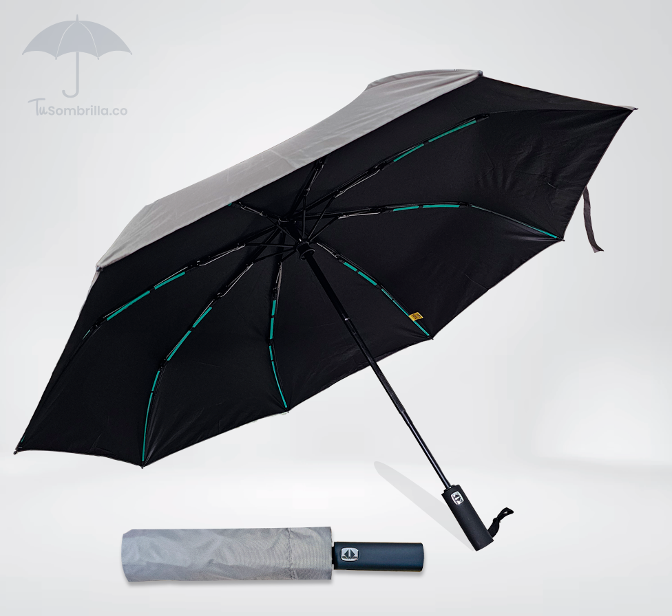 Sombrilla Resistente Ultra Force de Bolso Automática 23” - Ref:  N14 – Compacta, con Protección UV y Ideal para Eventos