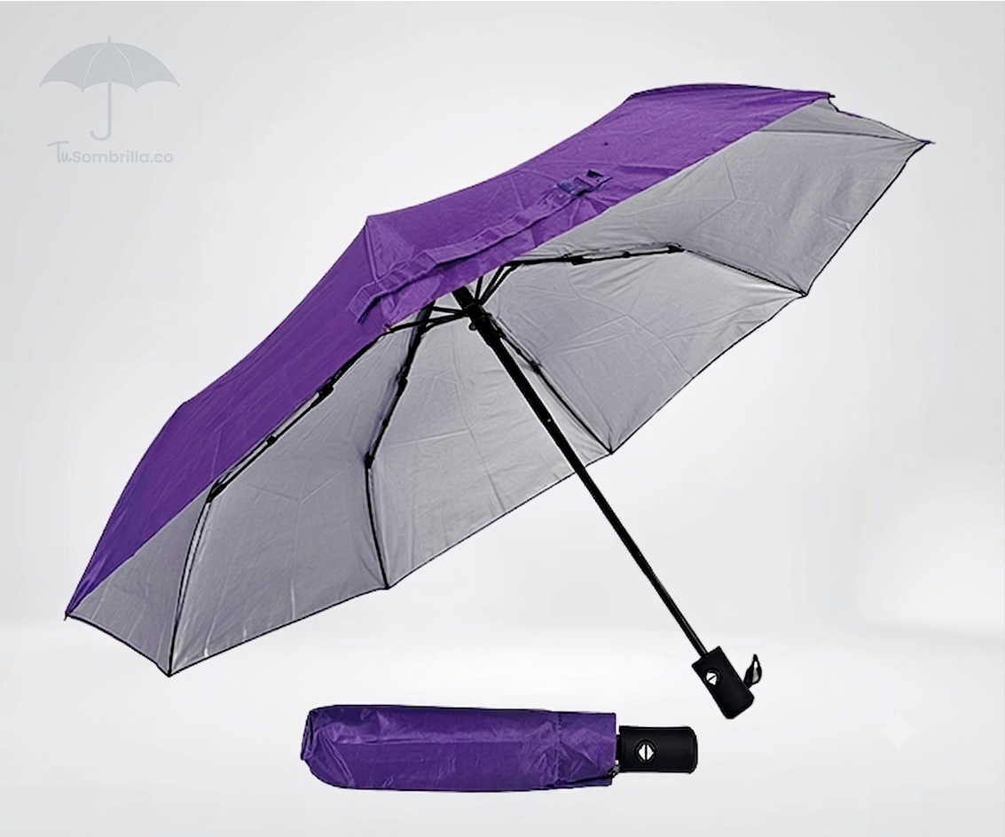 Sombrilla Doble Automática de Bolso Apolo 21" - Ref: N02