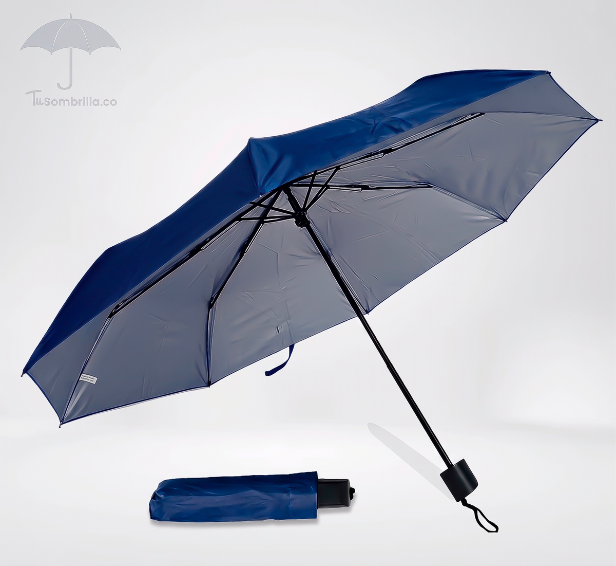 Sombrilla Manual de Bolso Apolo 21" - Ref: N03 – Compacta, Resistente y Estilo para Eventos