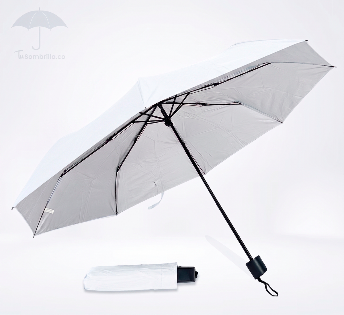 Sombrilla Manual de Bolso Apolo 21" - Ref: N03 – Compacta, Resistente y Estilo para Eventos