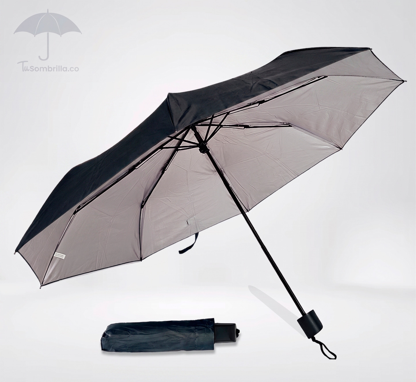 Sombrilla Manual de Bolso Apolo 21" - Ref: N03 – Compacta, Resistente y Estilo para Eventos