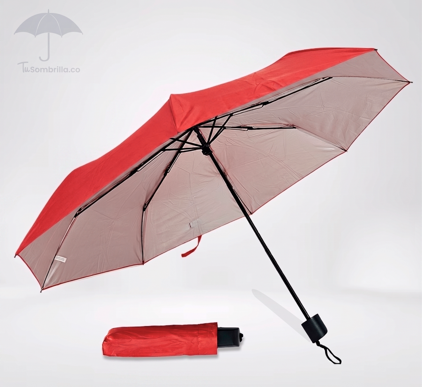 Sombrilla Manual de Bolso Apolo 21" - Ref: N03 – Compacta, Resistente y Estilo para Eventos