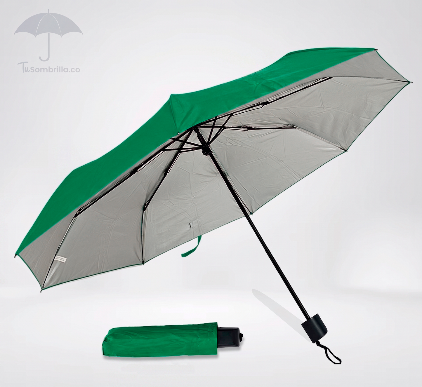 Sombrilla Manual de Bolso Apolo 21" - Ref: N03 – Compacta, Resistente y Estilo para Eventos