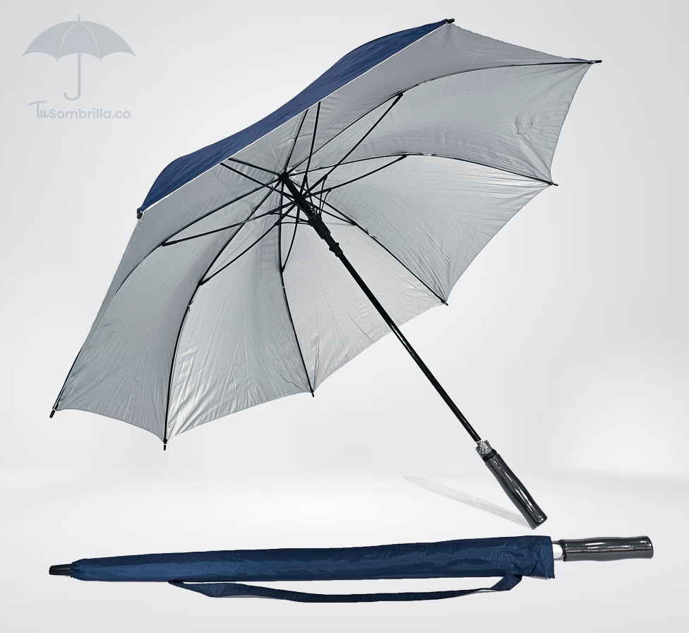 Sombrilla Grande Automática Tipo Golf Premium Apolo con Protección UV 30"- Ref: N04