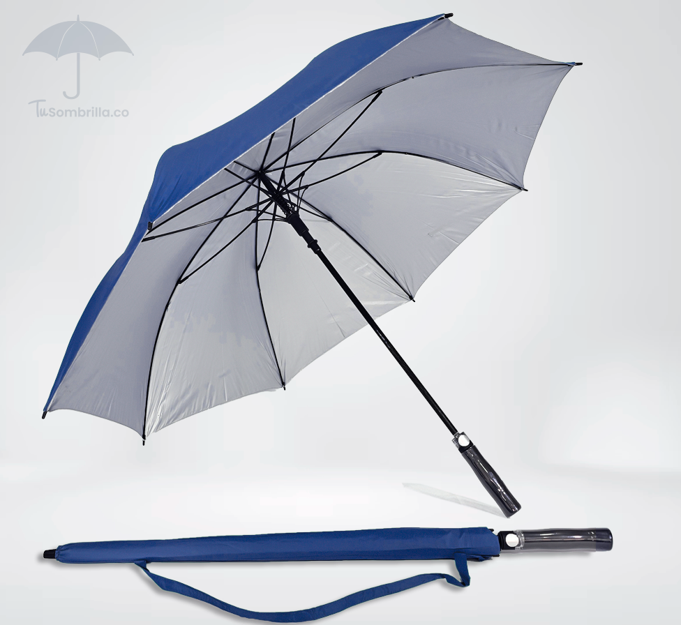 Sombrilla Grande Automática Tipo Golf Premium Apolo con Protección UV 30"- Ref: N04