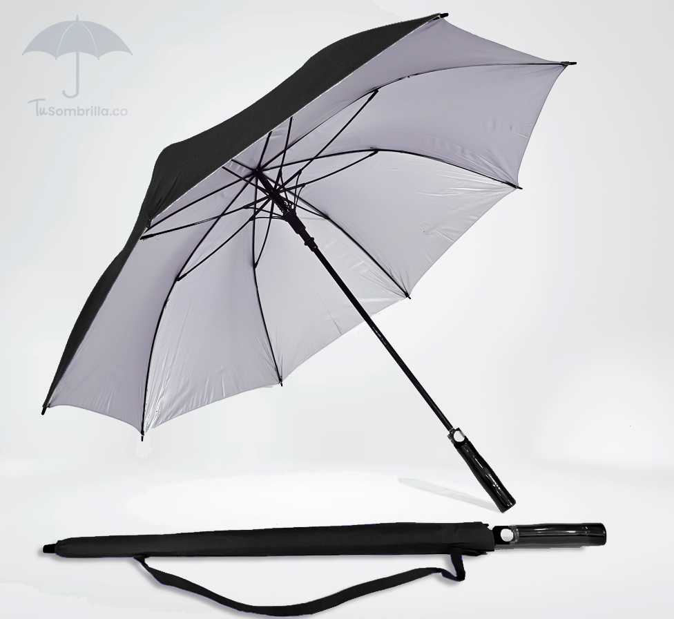Sombrilla Grande Automática Tipo Golf Premium Apolo con Protección UV 30"- Ref: N04