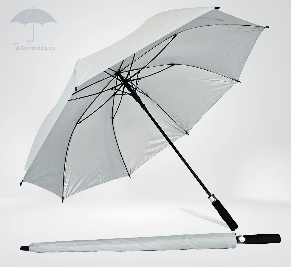 Sombrilla Grande Automática Tipo Golf Premium Apolo con Protección UV 30"- Ref: N04