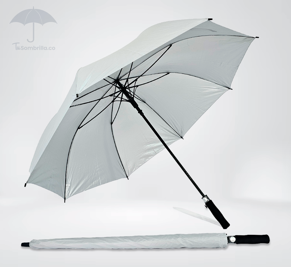 Sombrilla Grande Automática Tipo Golf Premium Apolo con Protección UV 30"- Ref: N04