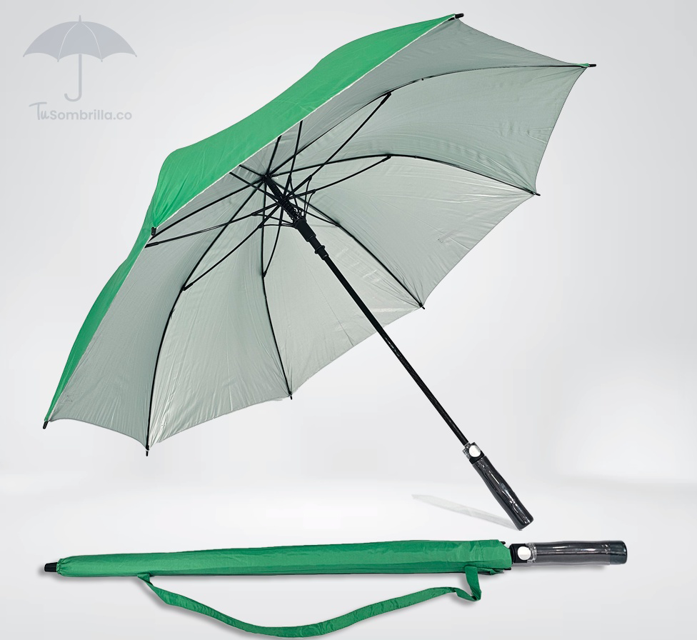 Sombrilla Grande Automática Tipo Golf Premium Apolo con Protección UV 30"- Ref: N04