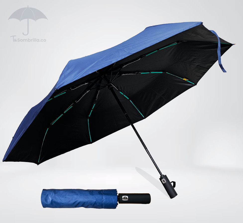 Sombrilla Resistente Ultra Force de Bolso Automática 23” - Ref:  N14 – Compacta, con Protección UV y Ideal para Eventos