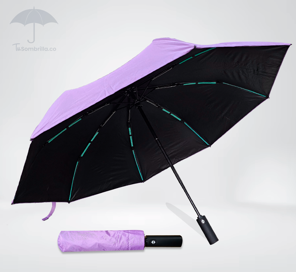 Sombrilla Resistente Ultra Force de Bolso Automática 23” - Ref:  N14 – Compacta, con Protección UV y Ideal para Eventos