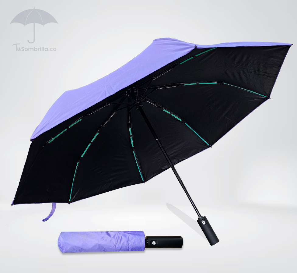 Sombrilla Resistente Ultra Force de Bolso Automática 23” - Ref:  N14 – Compacta, con Protección UV y Ideal para Eventos