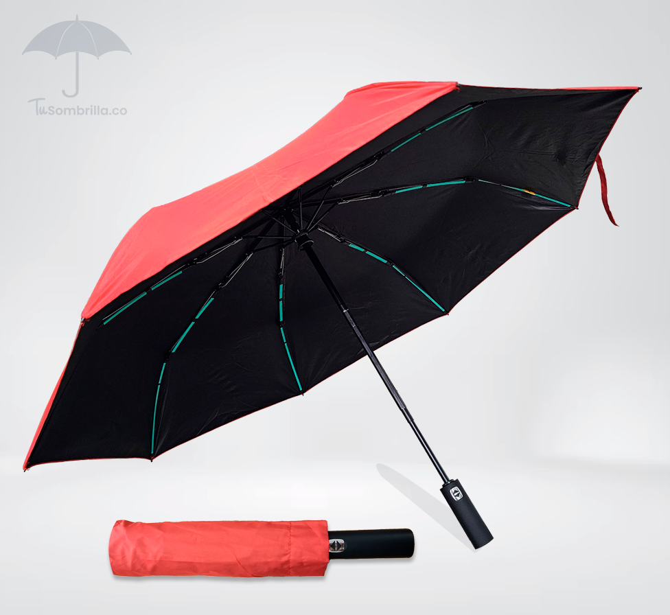 Sombrilla Resistente Ultra Force de Bolso Automática 23” - Ref:  N14 – Compacta, con Protección UV y Ideal para Eventos