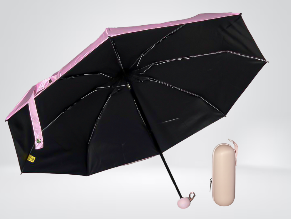 Sombrilla Mini Pocket Bola Ref: N21 – Compacta, Elegante y Practica