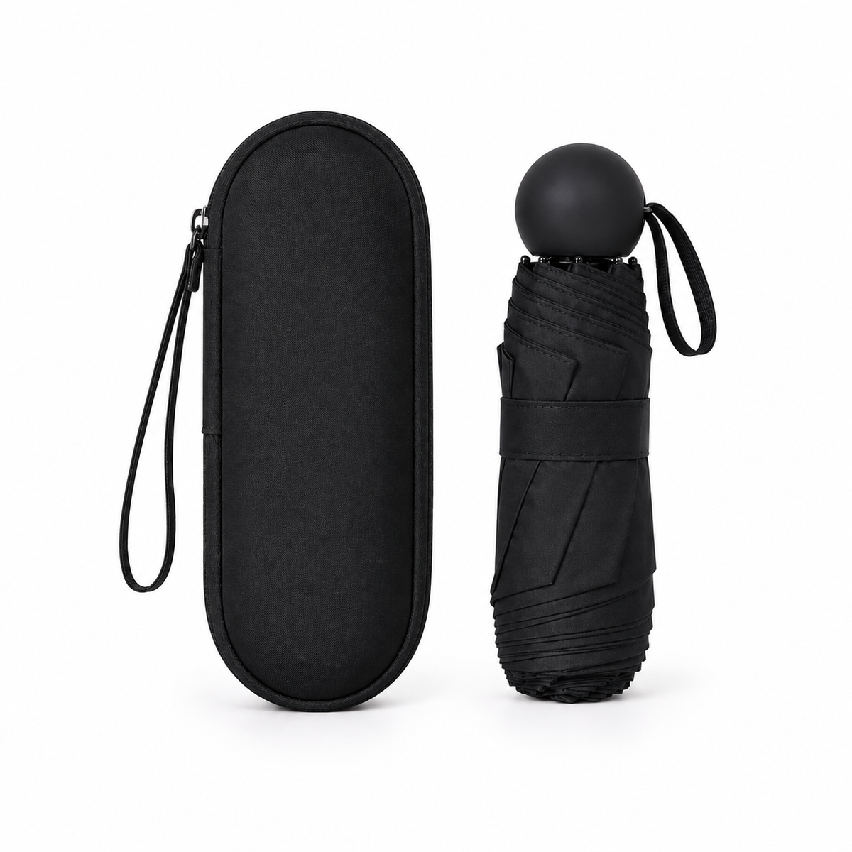 Sombrilla Mini Pocket Bola Ref: N21 – Compacta, Elegante y Practica