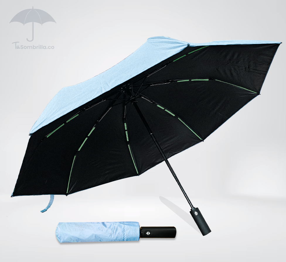 Sombrilla Resistente Ultra Force de Bolso Automática 23” - Ref:  N14 – Compacta, con Protección UV y Ideal para Eventos