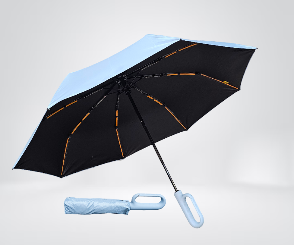 Sombrilla Grande Clip Doble Automática Premium 23” - Ref: N10 – Resistente, Compacta y con Protección UV para Todo Clima