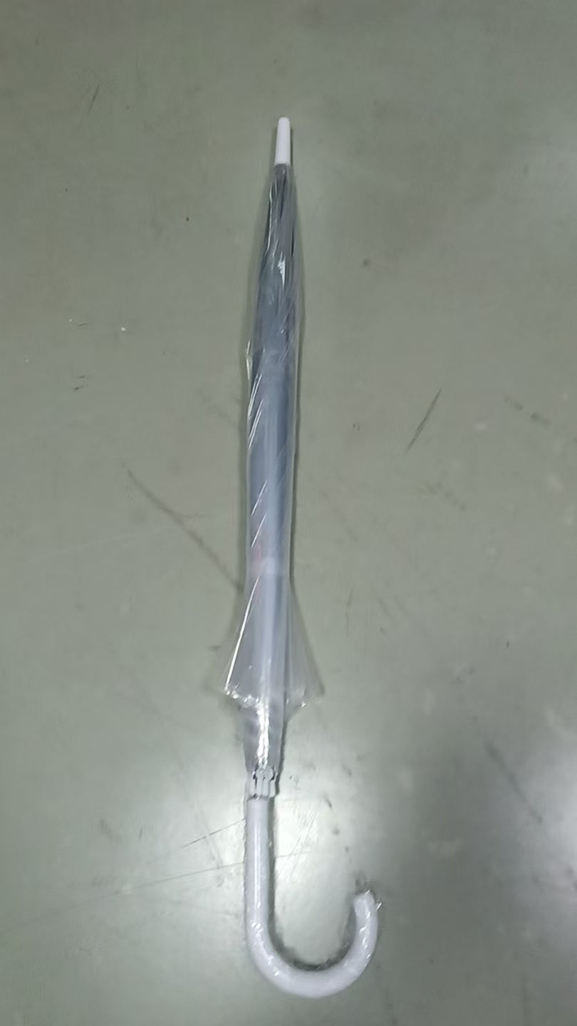 Sombrilla transparente personalizada con logo para eventos y activaciones BTL – N27 Sombrillas Apolo