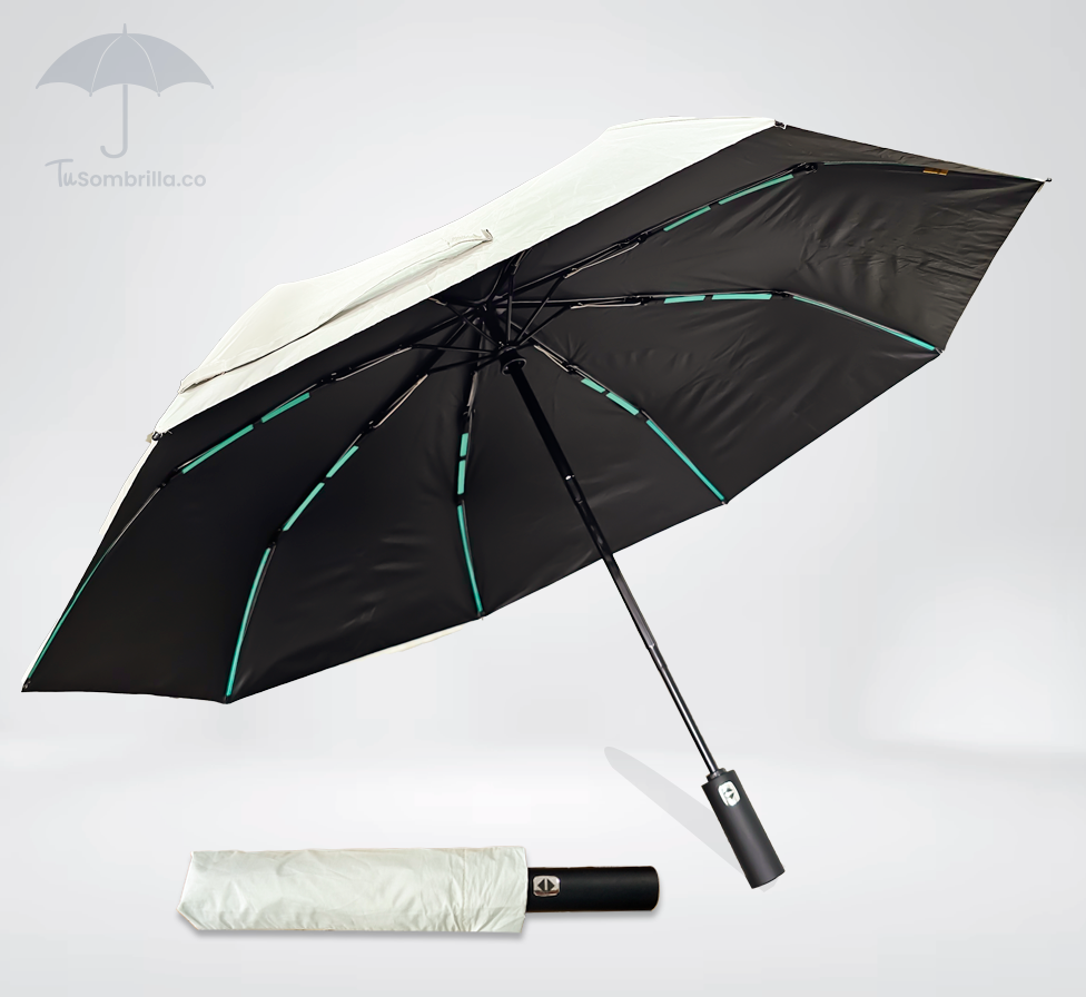Sombrilla Resistente Ultra Force de Bolso Automática 23” - Ref:  N14 – Compacta, con Protección UV y Ideal para Eventos