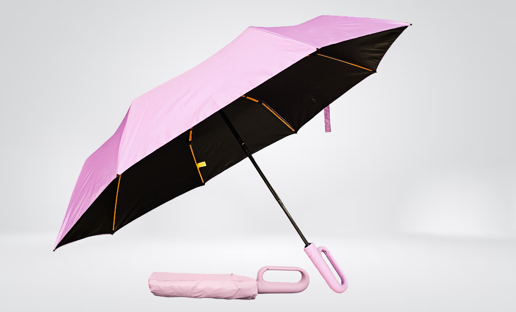 Sombrilla Grande Clip Doble Automática Premium 23” - Ref: N10 – Resistente, Compacta y con Protección UV para Todo Clima
